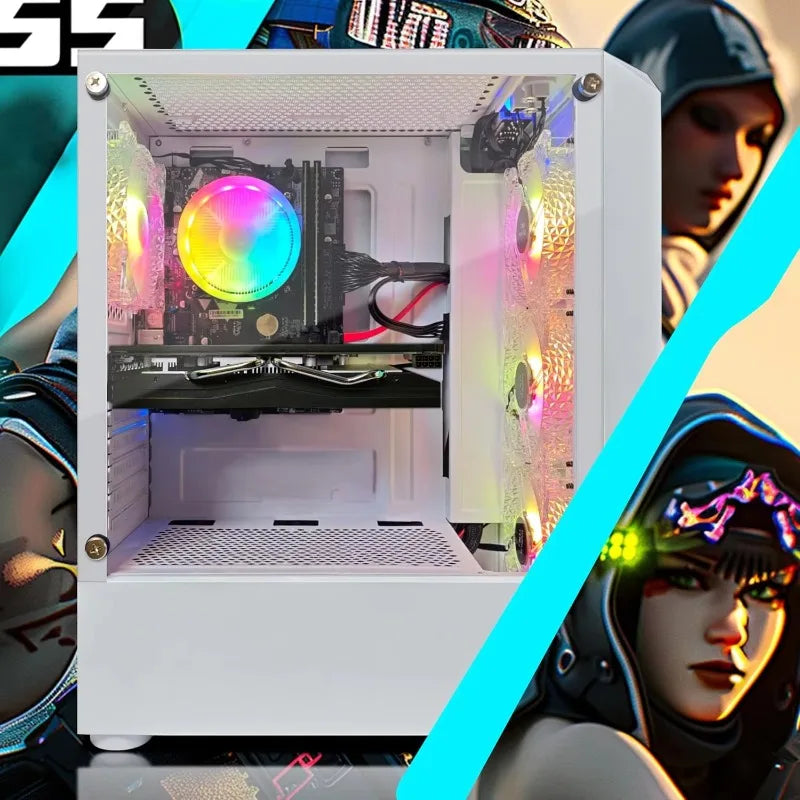 New-Gaming PC Computer Desktop, Radeon RX 580 8G,Dual Intel I7 Xeon E5