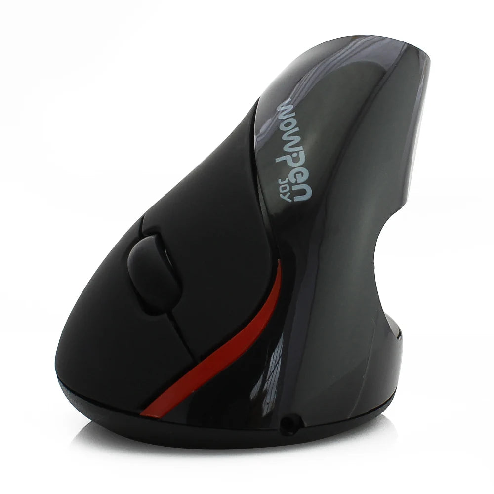 CHUYI 2.4G Wireless Mouse Ergonomic 1600DPI Optical Rechargeable with Pad for PC Laptops Office Gift for Friends