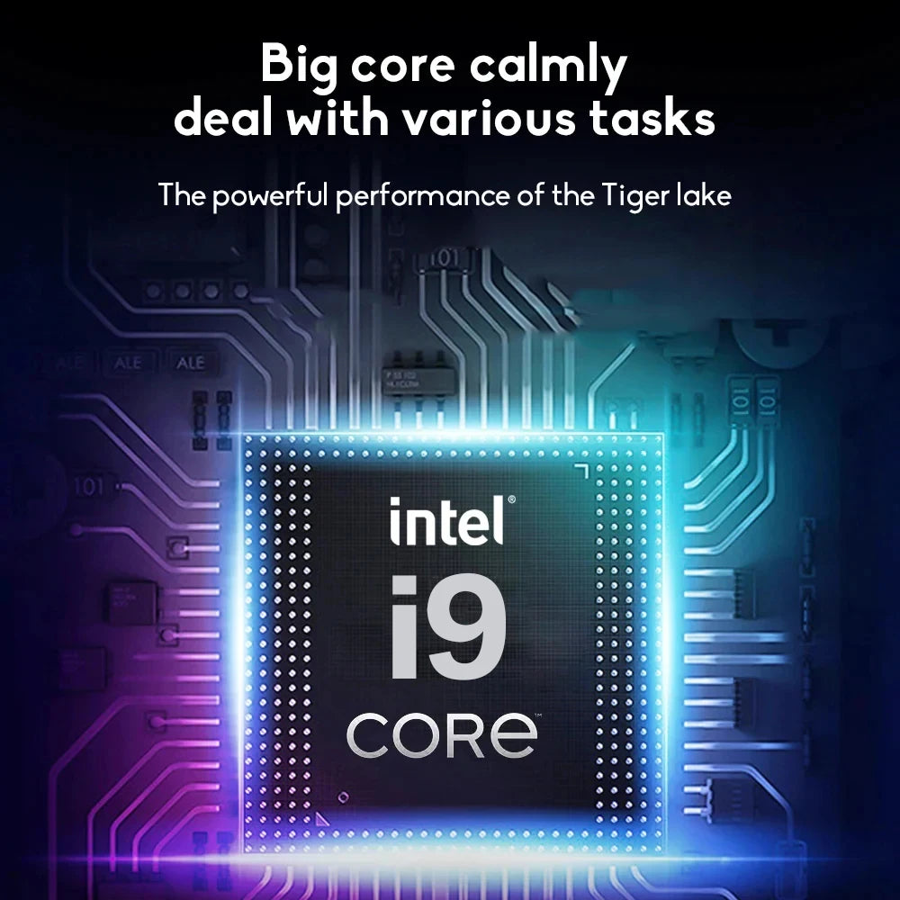 2025 New I9 Windows 11 Laptop Intel CORE I9-8950Hk Notebook 14.1 Inch 16GB RAM 1TB 2TB SSD 1920*1080HD Gaming Laptops Pc Gamer