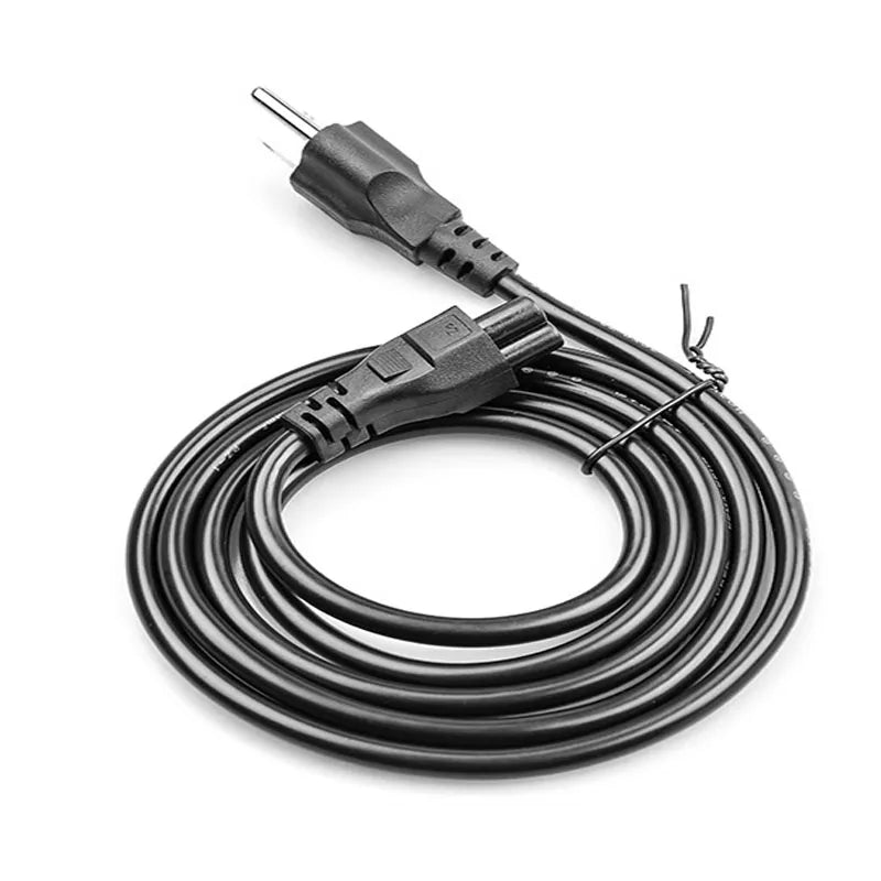 1.5M EU US Universal Laptop 3-Pin Charger Plug Power Adapter Cord Cable for HP Dell Toshiba Sony ASUS Lenovo Samsung Notebook